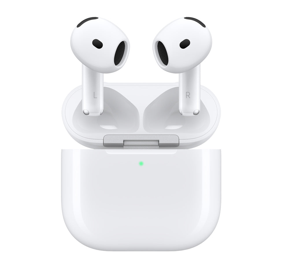 Apple AirPods 4 with Active Noice CancellationHeadphonesAirPods. Iconic. Now supersonic. A completely transformed audio experienceImmersive, theater-like sound.Personalized Spatial Audio with dynamic head tracking places sound all around you, creating a t